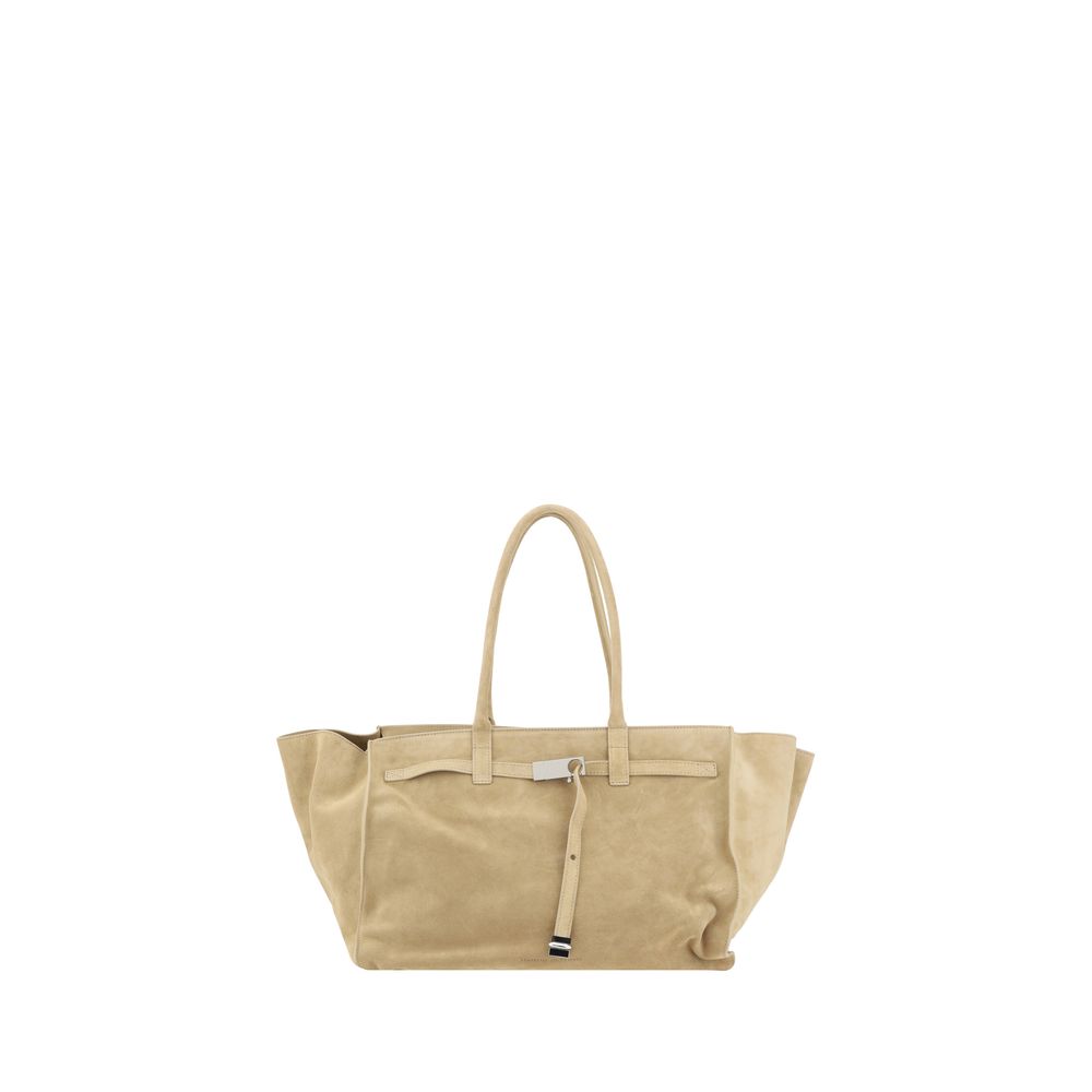 Benedetta Bruzziches Beige Calf Leather Bos Taurus Shoulder Bag