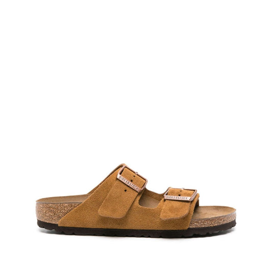 Birkenstock Arizona suede slides Sandals
