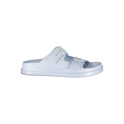 Blauer Blue Polyethylene Women Sandal with adjustable buckles, contemporary design, and striking print.
