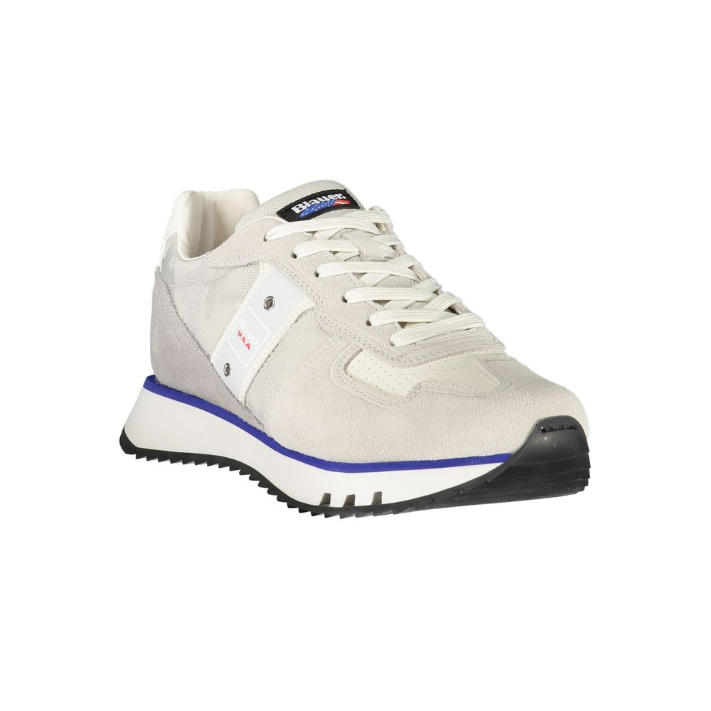 Blauer Gray Leather Men Sneaker