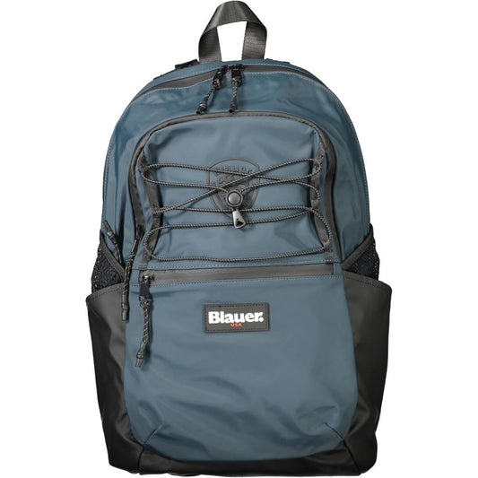 Blauer Green Polyester Backpack with multiple pockets and laptop space