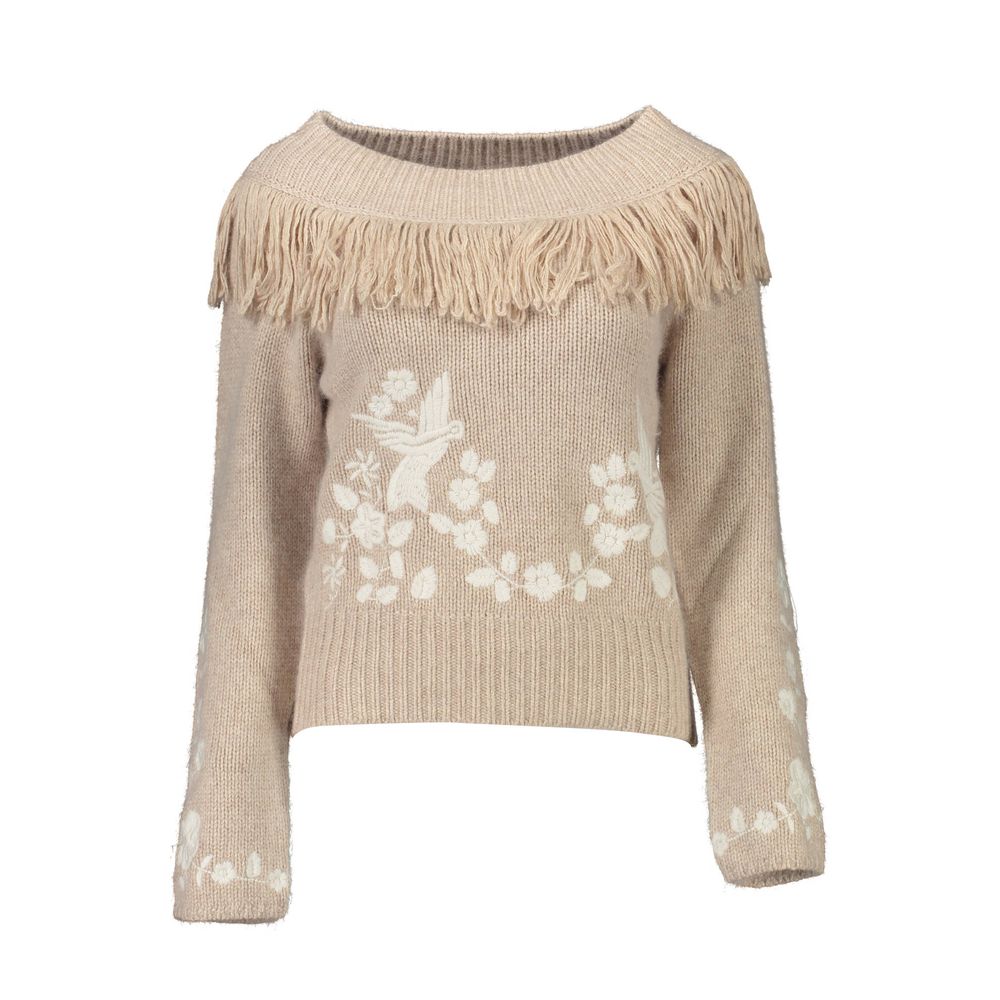 Blugirl Beige Poliammide Women Sweater