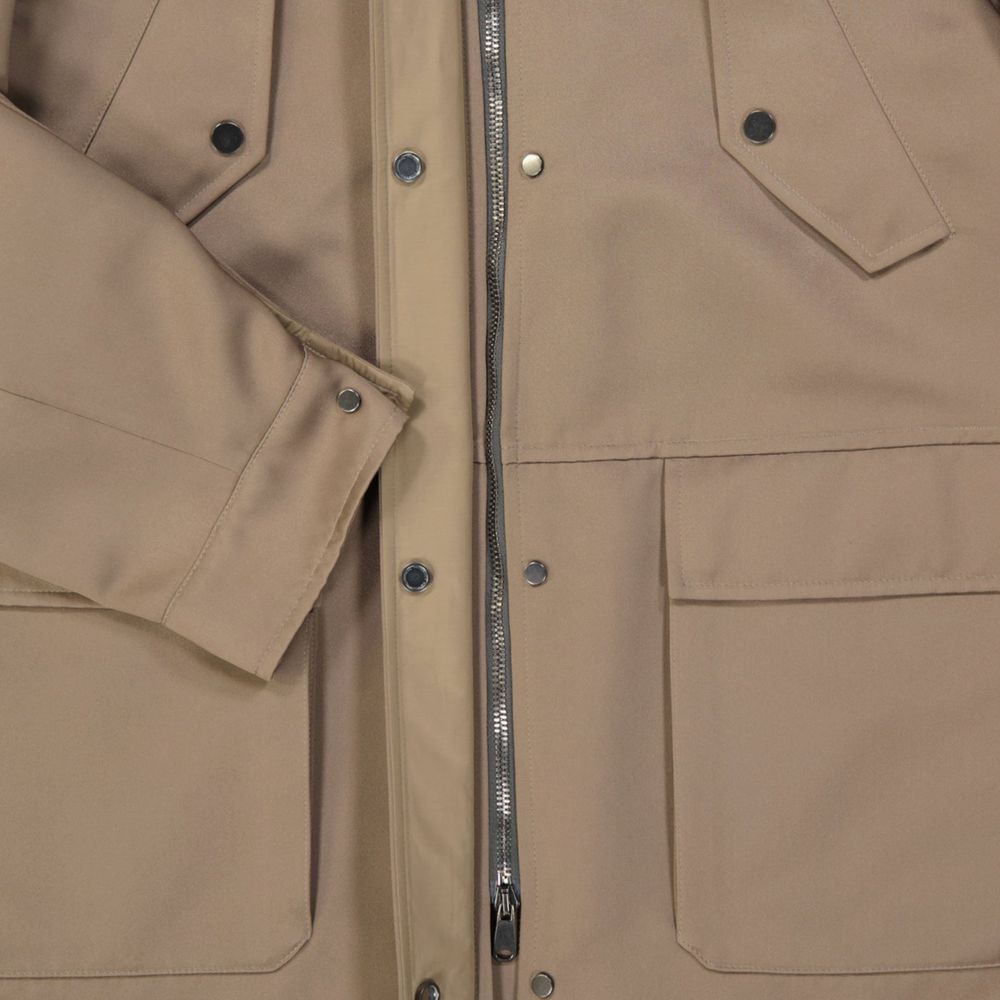 Brunello Cucinelli Brown Polyester Parka 1728,40,75611013280,Brown,Brunello Cucinelli,Clothing,Jackets & Coats - Clothing,New with tags,Parkas - Jackets & Coats - Clothing,Women