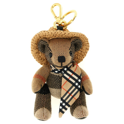 Burberry Beige Wool Keychain