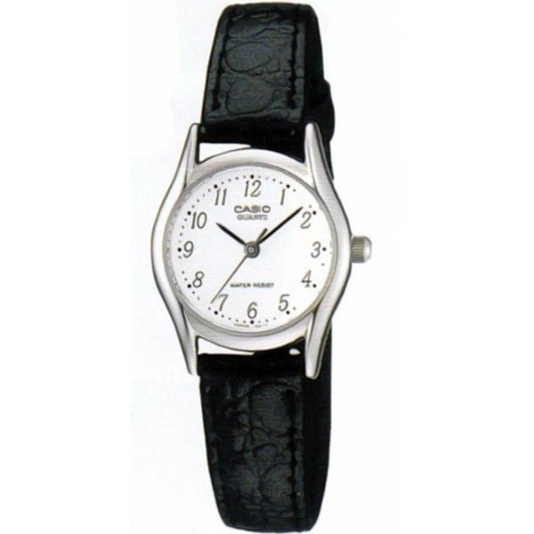 CASIO COLLECTION Mod. ONLY TIME, LEATHER - WHITE