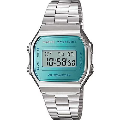 CASIO VINTAGE Mod. ICONIC - AQUA GREEN WATCHES