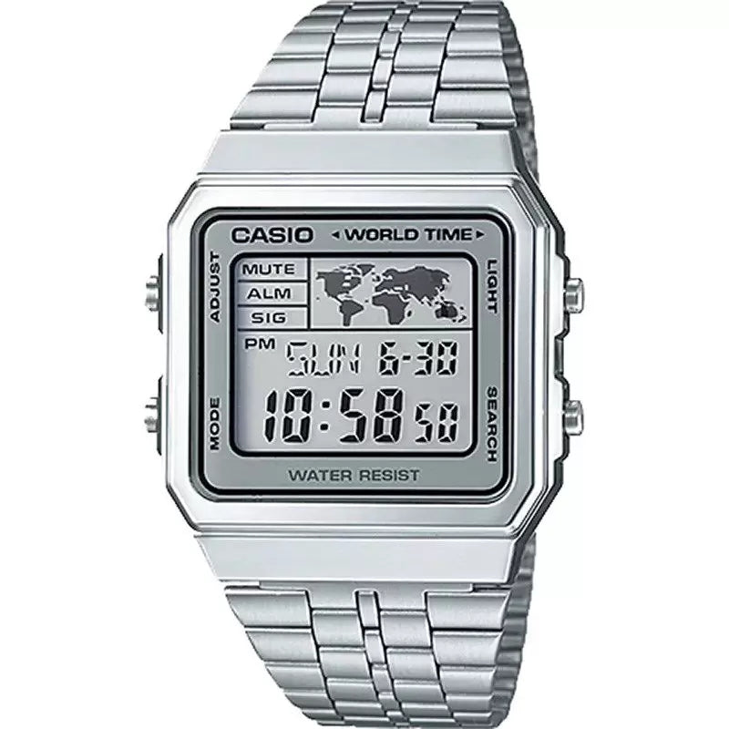 CASIO VINTAGE Mod. World Time - Silver