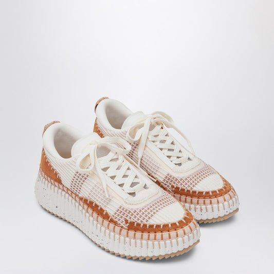 Chloé Natural Nama trainer in recycled nylon