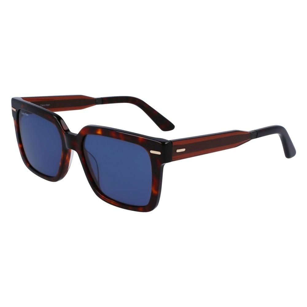 CALVIN KLEIN MOD. CK22535S acetate sunglasses for gentlemen with square blue lenses.
