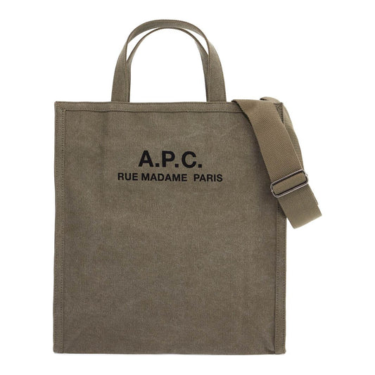 A.P.C. récupération canvas shopping bag