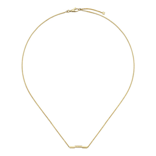 Gold necklace COLLANE GUCCI MOD. YBB662108001 displayed against a white background.