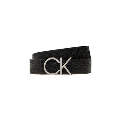 Calvin Klein Bicolor Leather Belt with CK logo, reversible design for versatile styling, made of 100% high-quality leather
