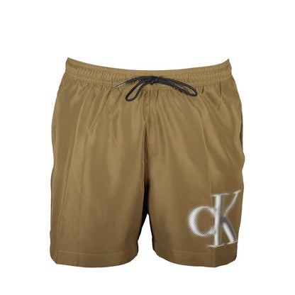 Calvin Klein Brown Polyester Swimwear