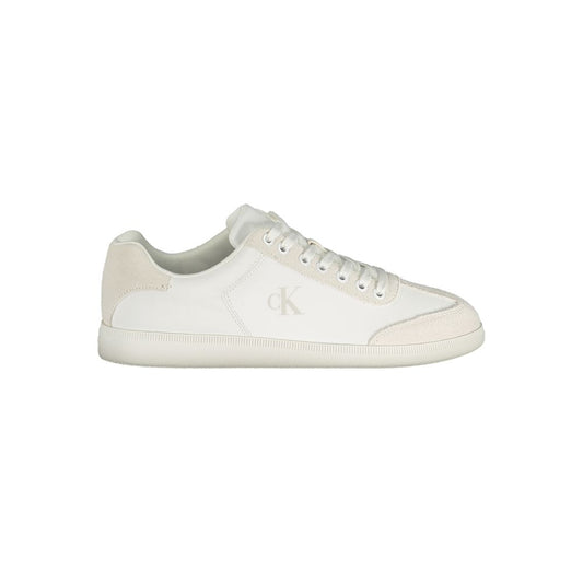 Calvin Klein White Polyester Men's Sneaker 1728,67403481248,Athletic - Sneakers - Shoes,Calvin Klein,EU40/US7,EU41/US8,EU42/US9,EU43/US10,EU44/US11,Men,New with tags,Shoes,Sneakers - Shoes,White