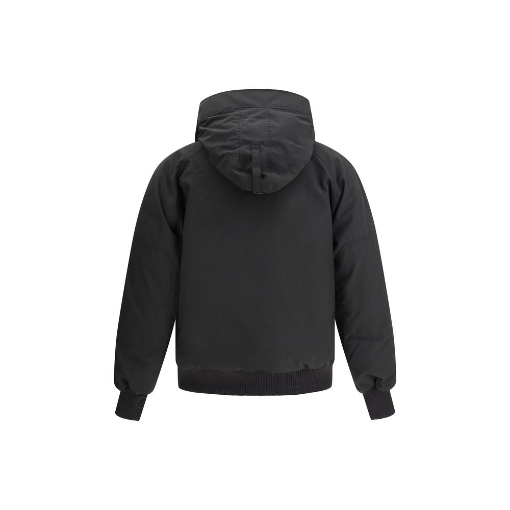 Back view of Canada Goose Chilliwack Bomber Jacket with hood and ribbed cuffs for AW25 season.