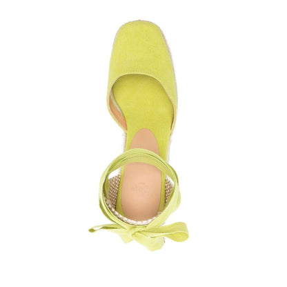 Castañer Castaner Flat shoes Yellow Espadrilles