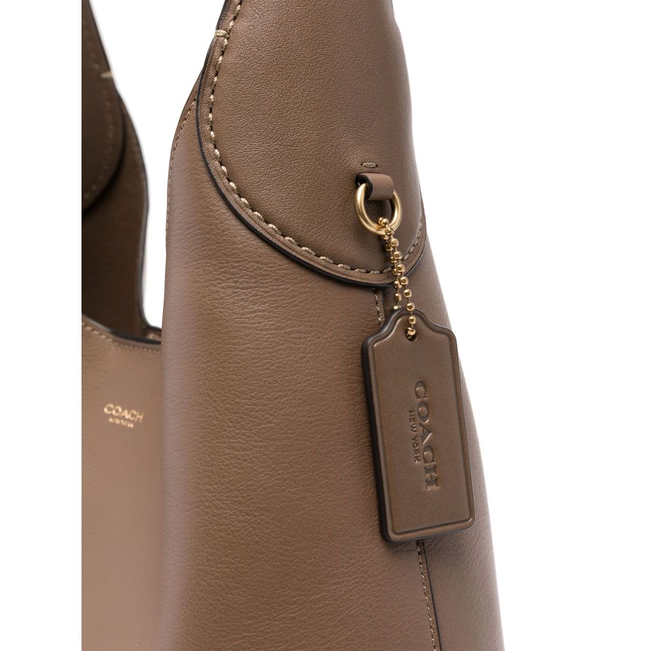 Front view with bag zipped and handles upright.