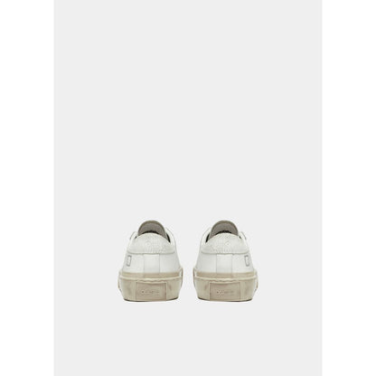 D.A.T.E White Leather Sneaker