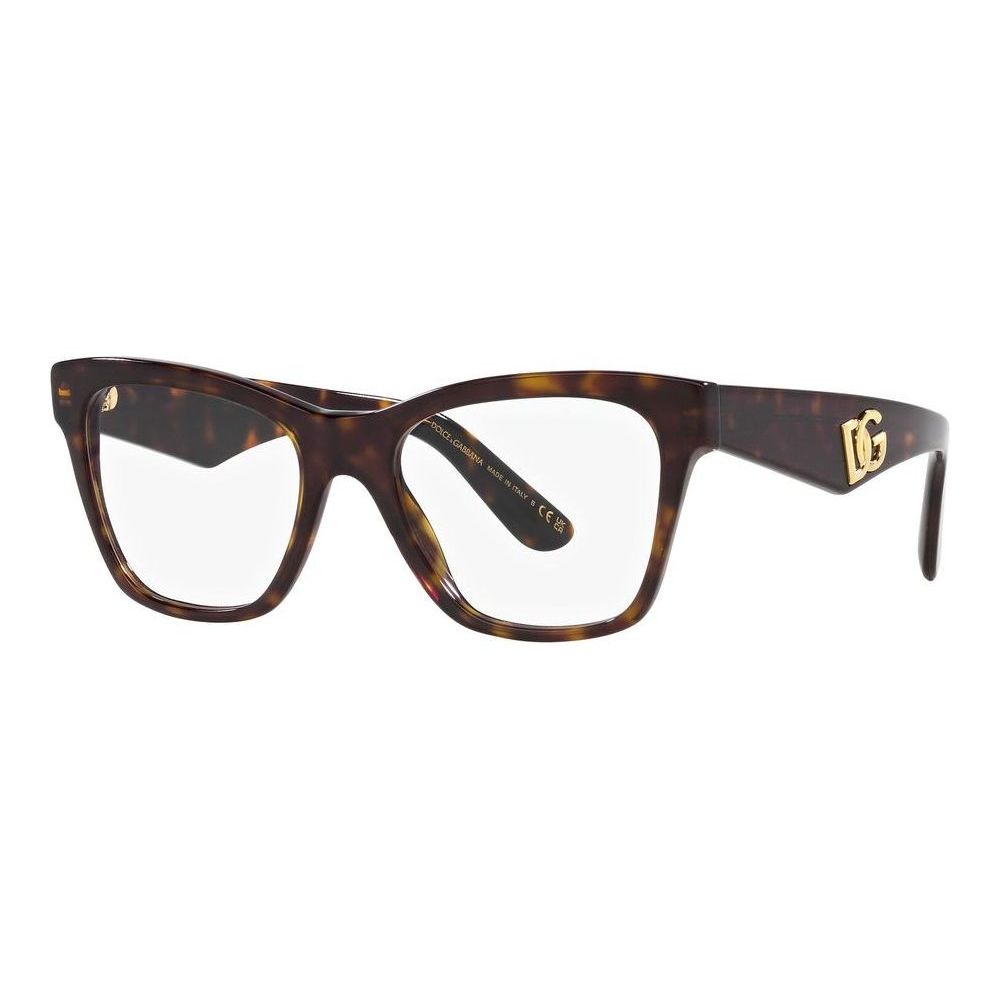 DOLCE & GABBANA MOD. DG 3374 women's acetate eyeglasses in tortoiseshell design for ladies - stylish and elegant fashion eyewear