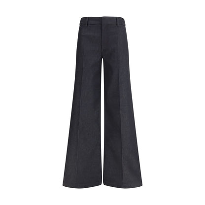 Darkpark Black Polyester Flared Pants 1728,26,27,72470364320,Black,Clothing,Darkpark,Flared Pants - Pants - Clothing,New with tags,Pants - Clothing,Women