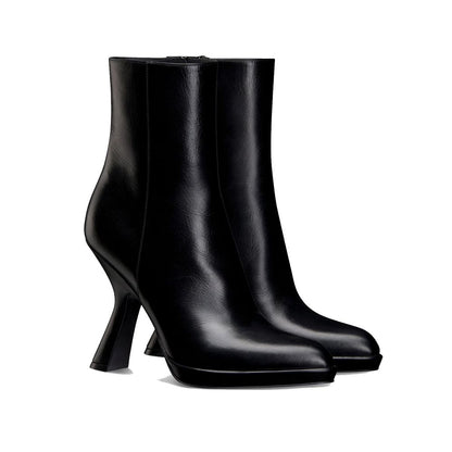 Dior Black Calfskin Ankle Boots