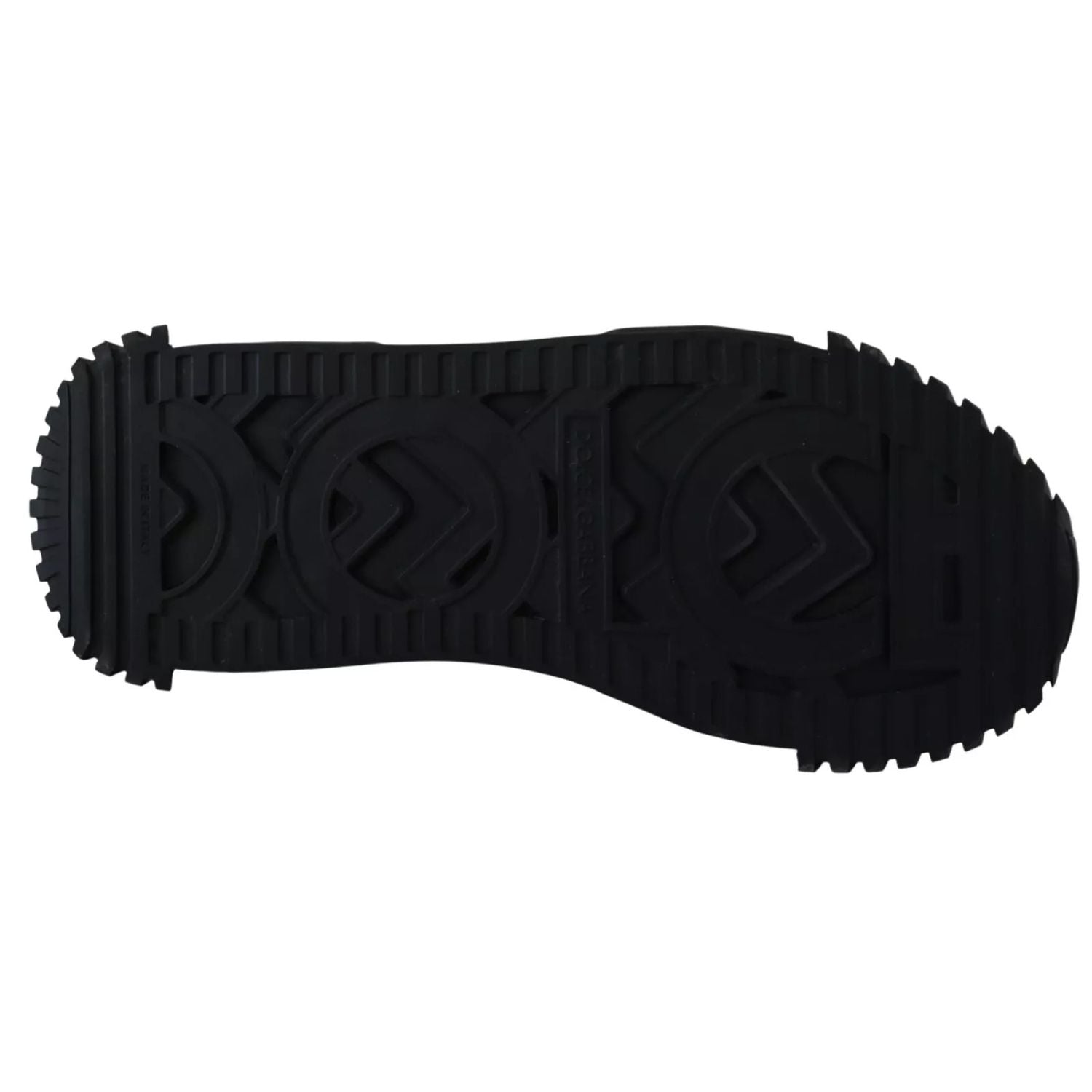 Dolce & Gabbana Black Nylon High Top Sorrento Sneakers Shoes