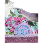 Dolce & Gabbana Multicolor Canvas Floral Espadrilles Sneakers Shoes LA11401-36
