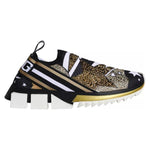 Dolce & Gabbana Multicolor Comet Star Print Sorrento Sneakers Shoes LA11243-37