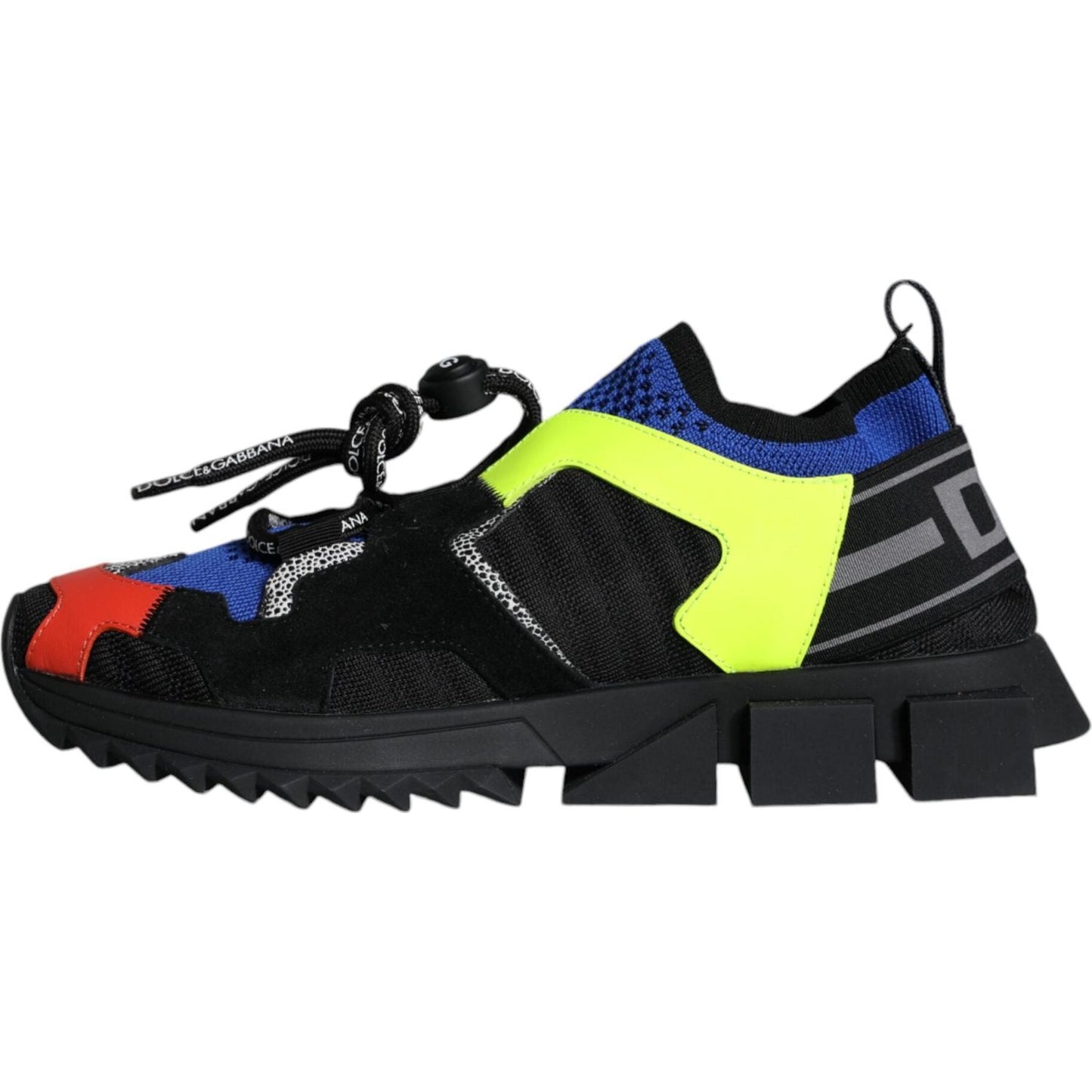 Dolce & Gabbana Multicolor Mesh Sorrento Trekking Sneakers Shoes LA11500-38