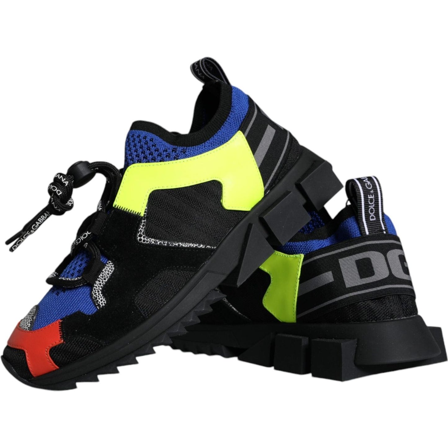 Dolce & Gabbana Multicolor Mesh Sorrento Trekking Sneakers Shoes LA11500-38
