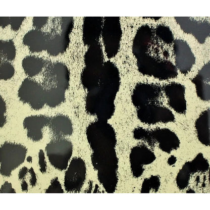 Dolce & Gabbana White Leopard Pattern Leather eBook Cover Tablet Case