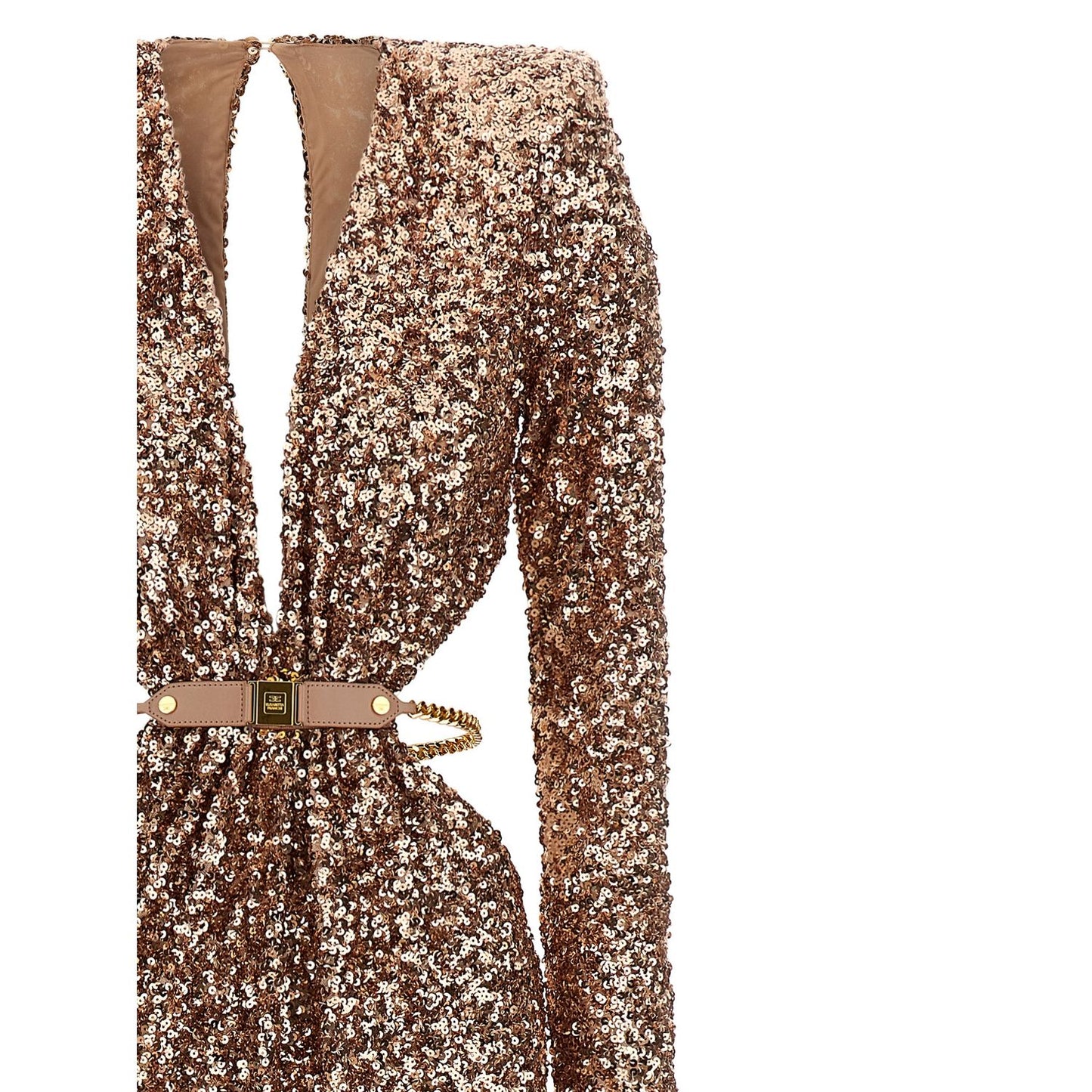Elisabetta Franchi Multicolor Polyester Long Dress