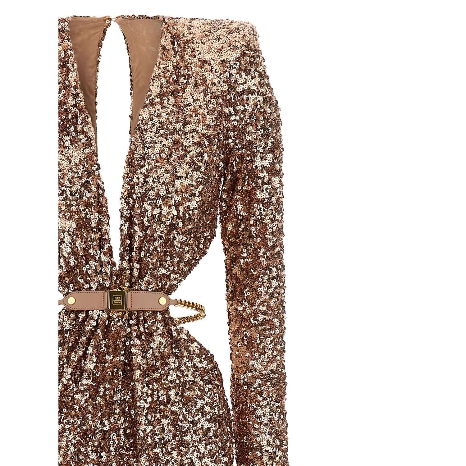 Elisabetta Franchi Multicolor Polyester Long Dress