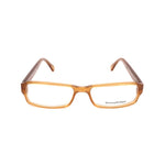 Ermenegildo Zegna Brown Plastic Frames for men, model VZ35570T91, 54/17/145 mm dimensions in brown plastic material.