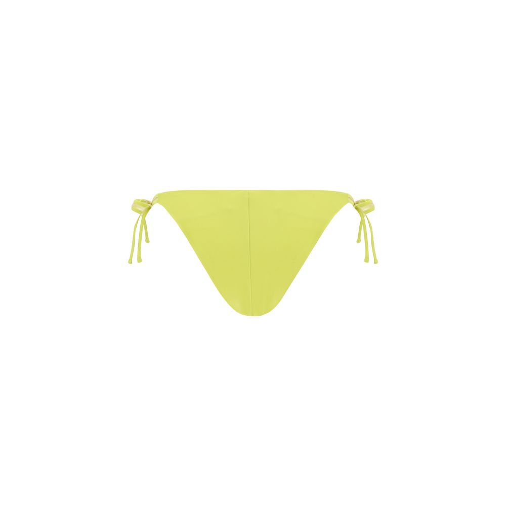 Exilia Yellow Polyamide Swim Briefs, classic tie-side design, 100% polyamide, SS24 collection by Simons.