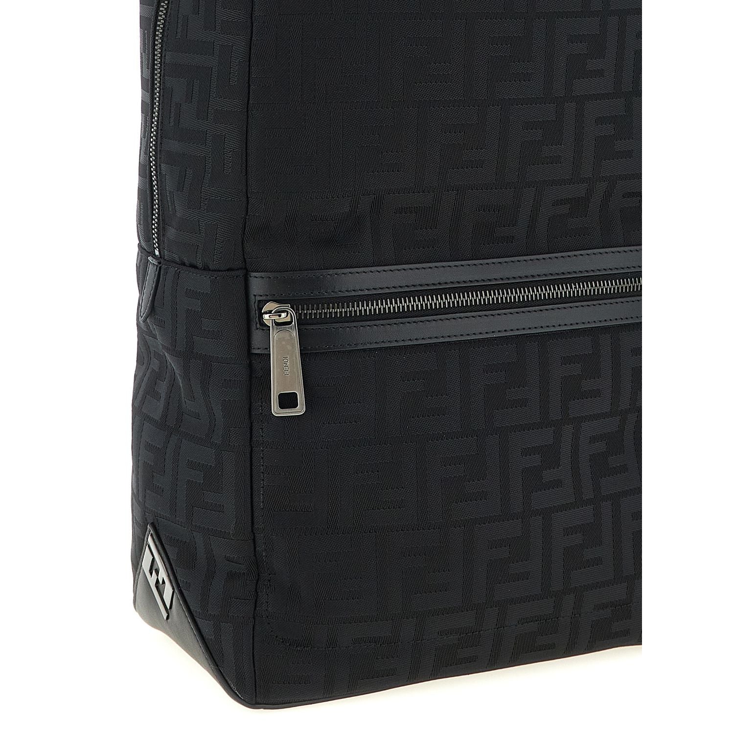 Fendi Black Polyamide Backpack