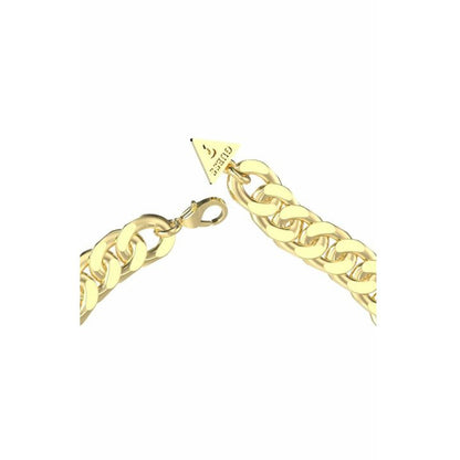 GUESS JEWELS JEWELRY Mod. JUBN04013JWYGWHT-U gold chain bracelet with signature triangle charm clasp