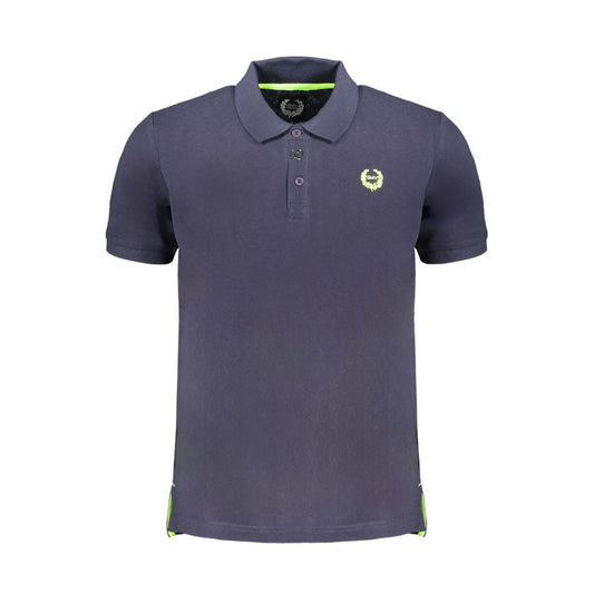 Gianmarco Venturi Blue Cotton Men Polo
