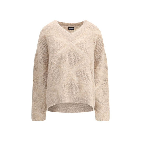 Giorgio Armani Cream Cashmere Cashmere Sweater