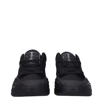 Givenchy Black Fabric Low Top Sneakers