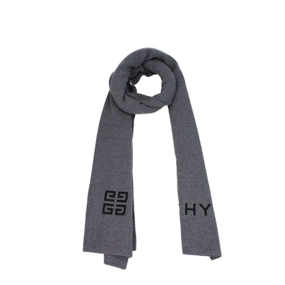 Givenchy Gray Wool Scarf