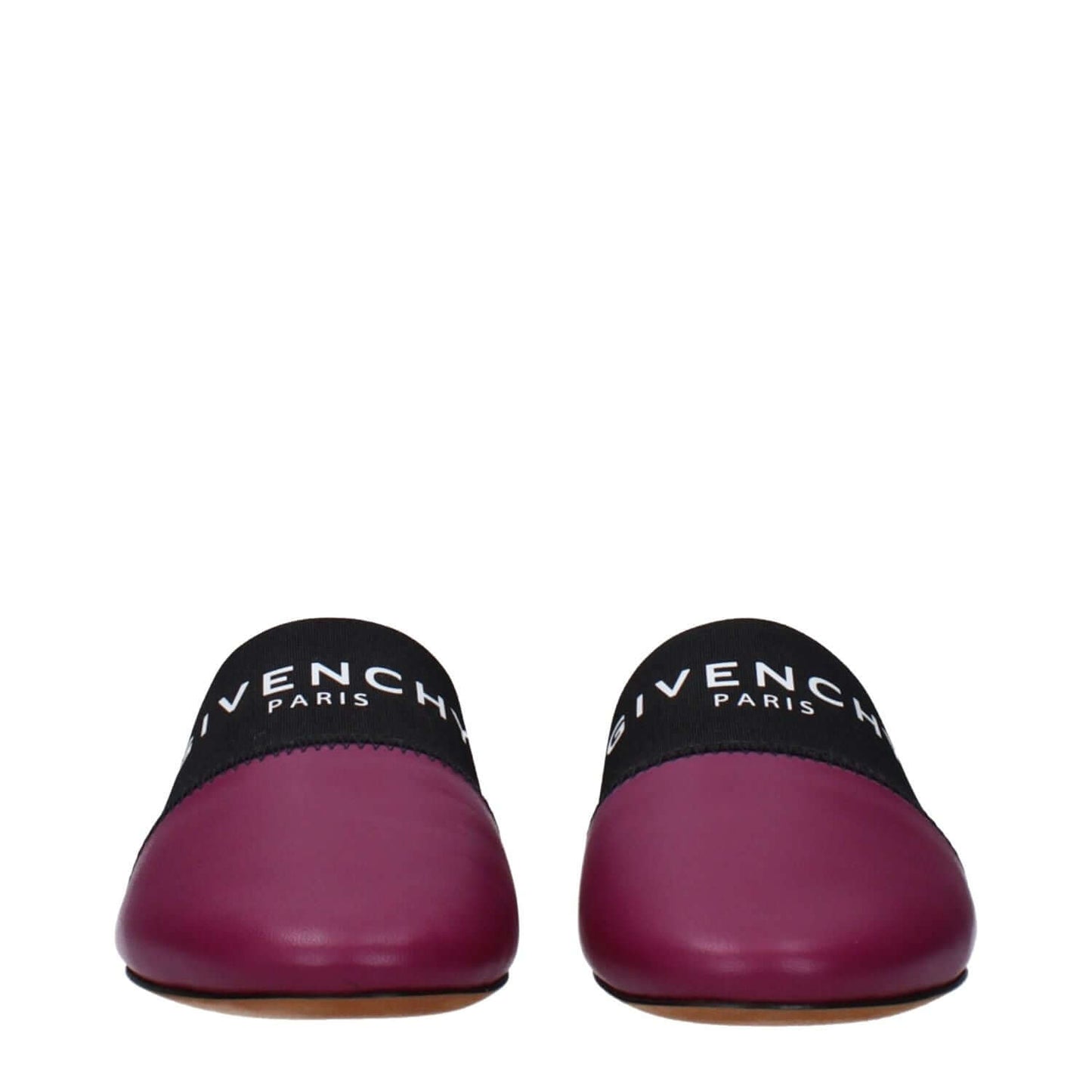 Givenchy Purple Leather Slippers