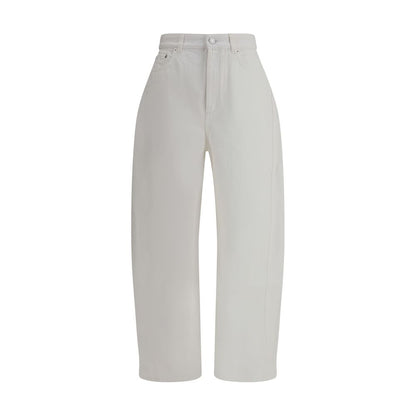 Elegant Givenchy White Cotton Jeans Denim with classic five-pocket design and a bold, contemporary style for AW25 season.