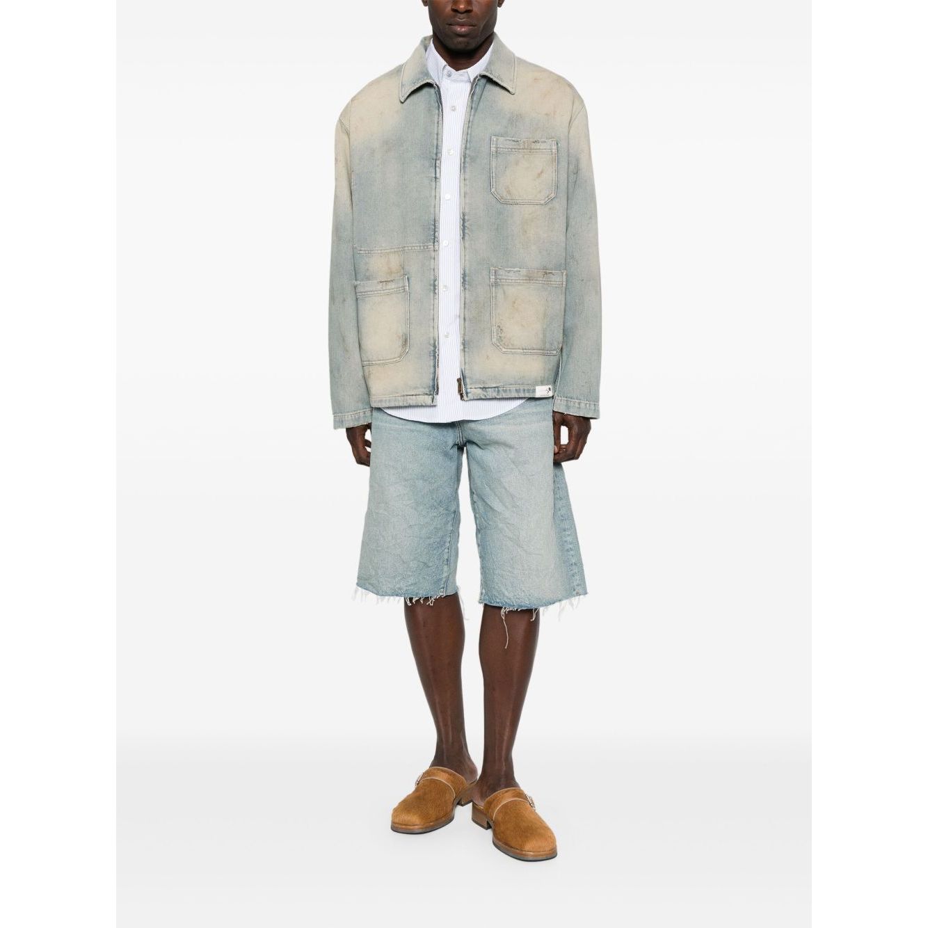 Golden Goose Coats Clear Blue