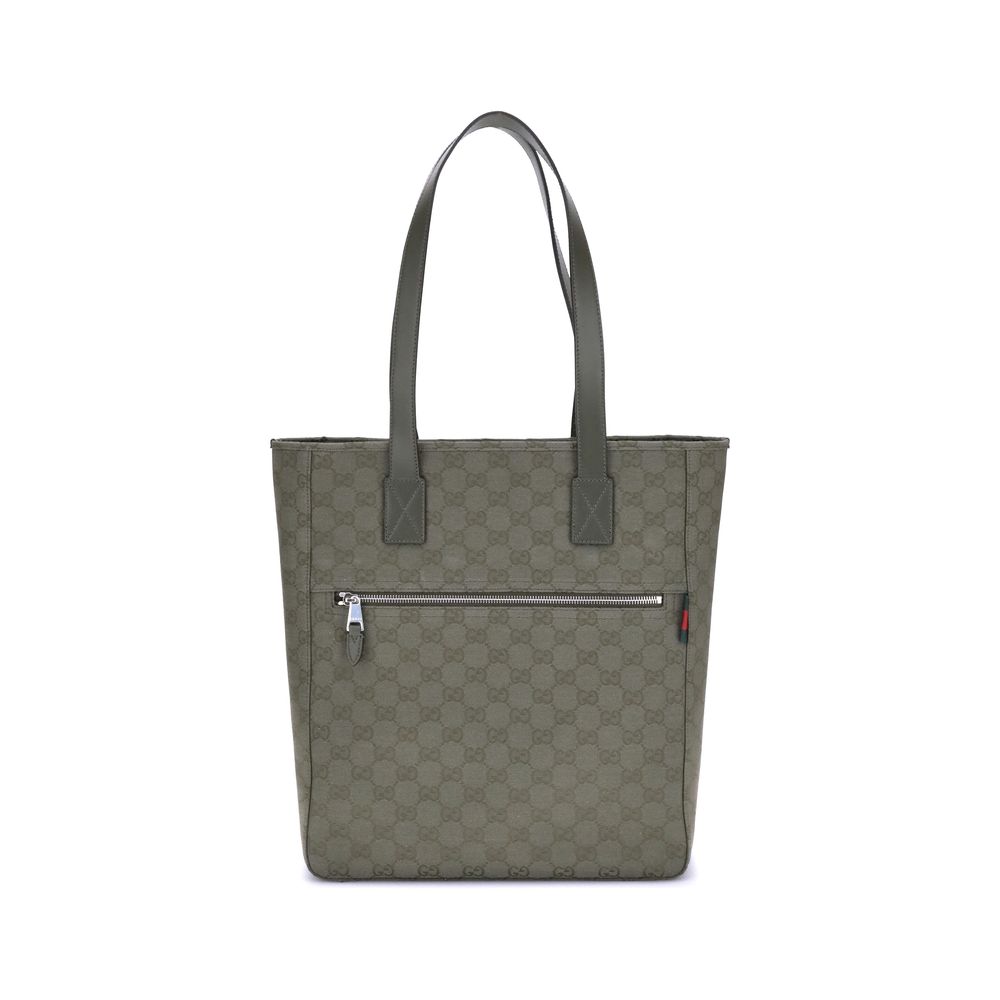 Front view with bag zipped and handles upright.