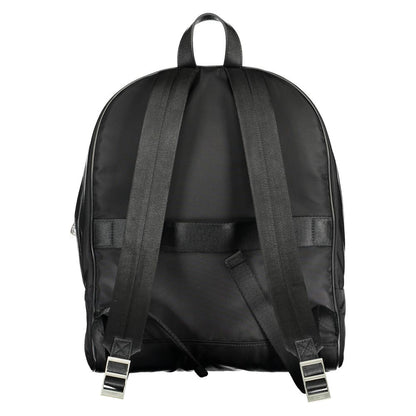 Guess Jeans Nero Nylon Men Backpack