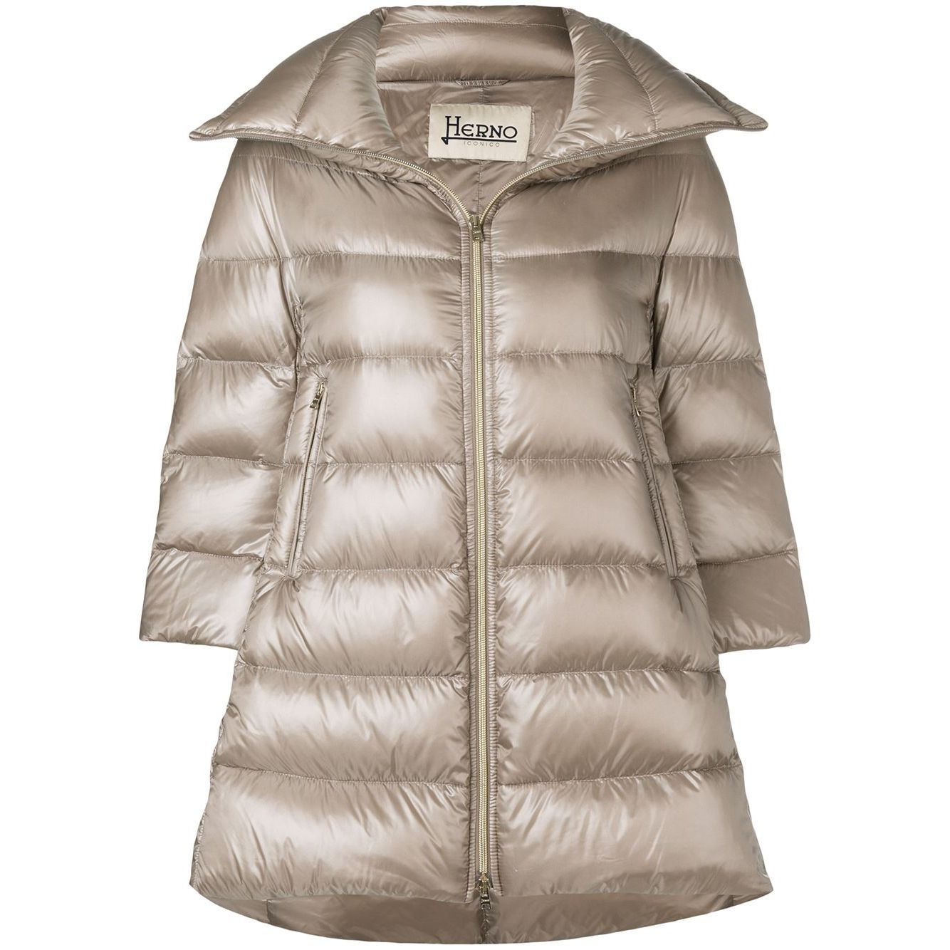 Herno Coats Dove Grey Jackets