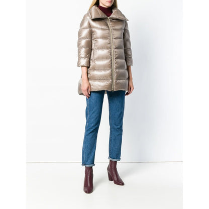 Herno Coats Dove Grey Jackets