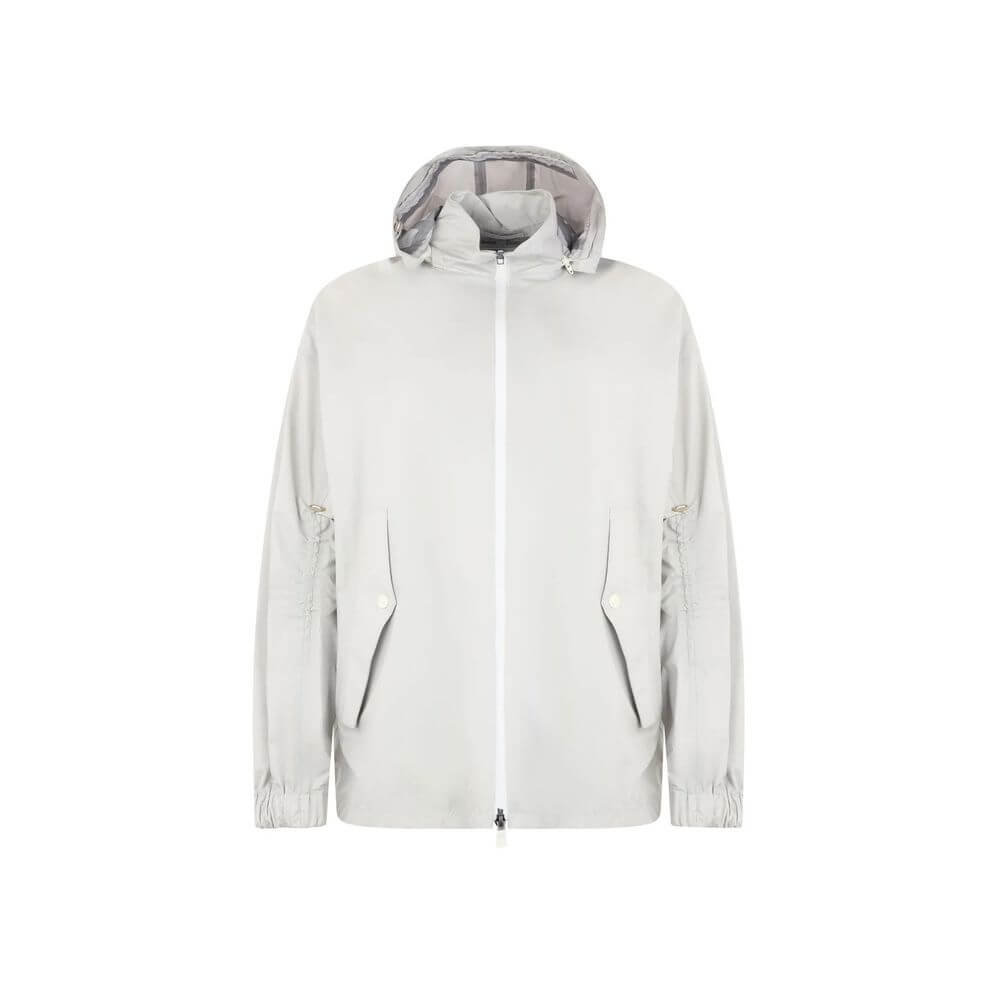Herno Gray Polyamide Shell Jacket