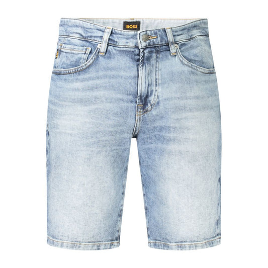 Hugo Boss Blue Cotton Short